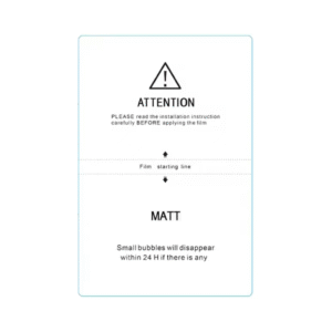 ATTENTION MATTE 12×19cm