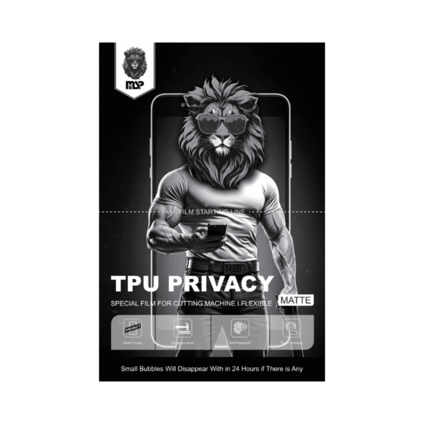 MSP - TPU PRIVACY - MATTE - 12×18cm