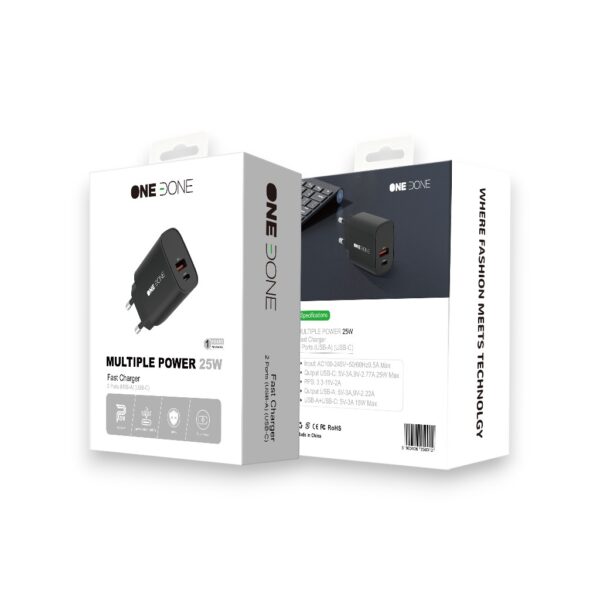 شاحن ONEDONE MULTIPLE POWER 25W