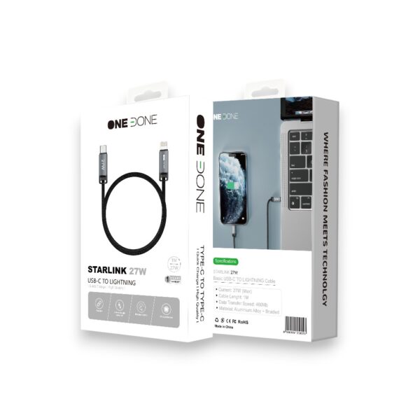 كابل ONEDONE STARLINK C-L 27W