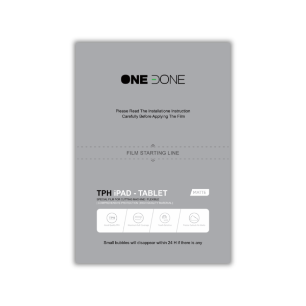 ONEDONE - TPH iPAD - TABLET - MATTE - 21×30cm