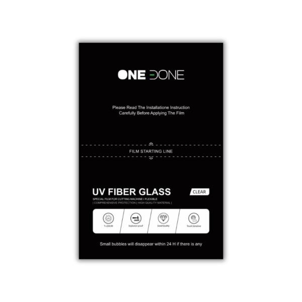 ONEDONE - UV FIBER GLASS - CLEAR - 12×18cm