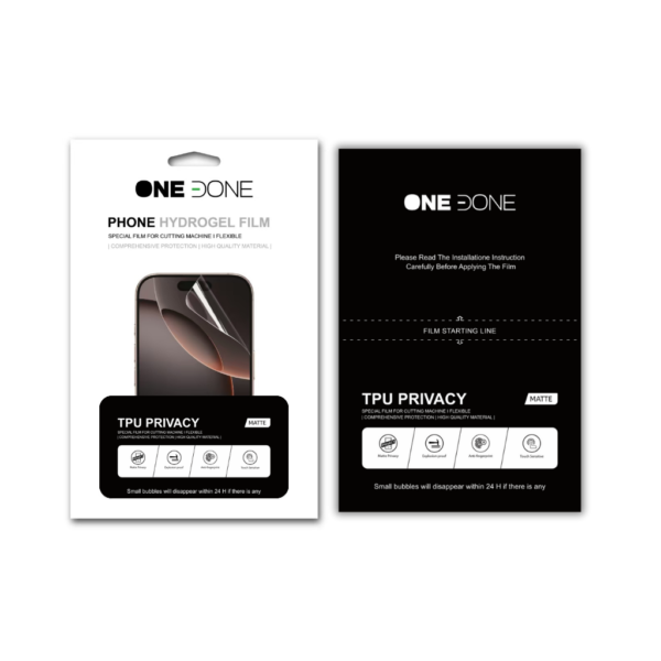ONEDONE - TPU PRIVACY - MATTE - 12×18cm