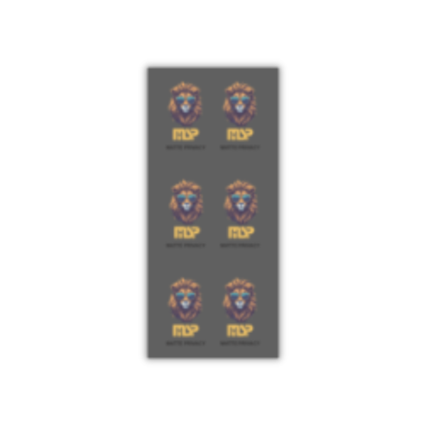 MSP - PET - MATTE PRIVACY - 0.45mm - 9×20cm