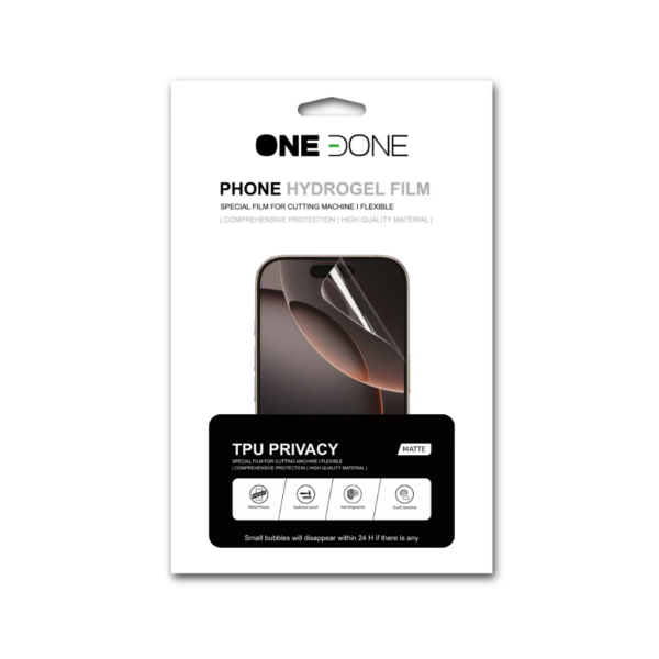 ONEDONE - TPU PRIVACY - MATTE - 12×18cm