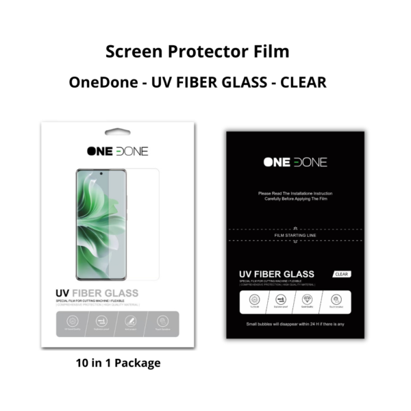 ONEDONE - UV FIBER GLASS - CLEAR - 12×18cm