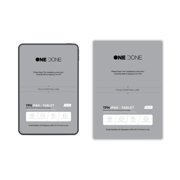 ONEDONE - TPH iPAD - TABLET - MATTE - 21×30cm
