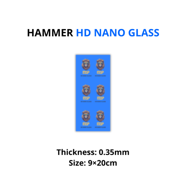 MSP - PET - NANO GLASS - 0.35mm - 9×20cm