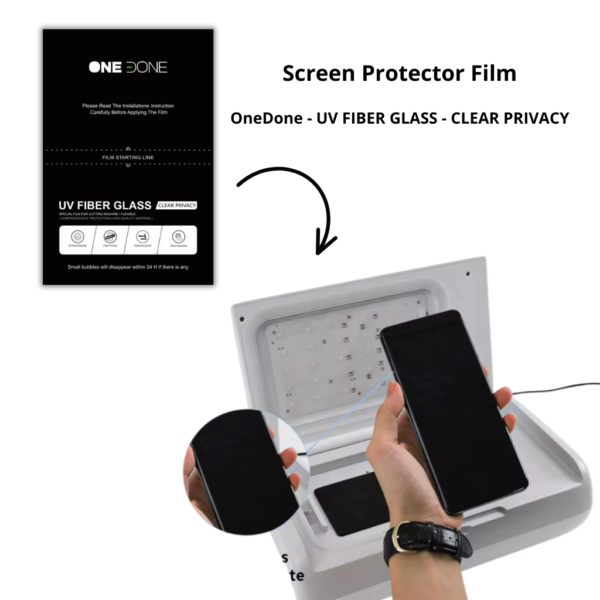 ONEDONE - UV FIBER GLASS - CLEAR PRIVACY - 12×18cm