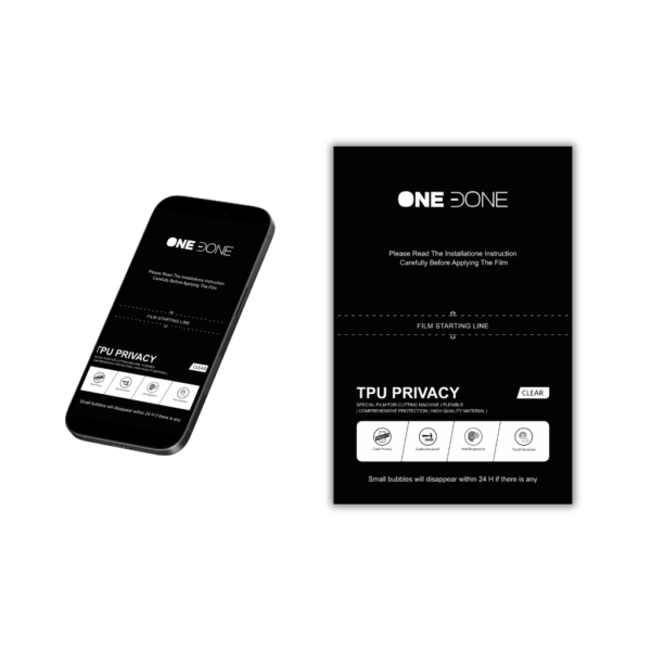 ONEDONE - TPU PRIVACY - CLEAR - 12×18cm