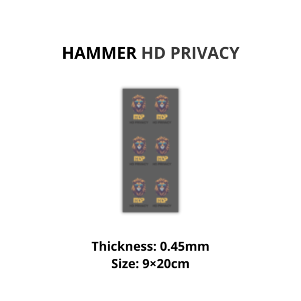 MSP - PET - HD PRIVACY - 0.45mm - 9×20cm