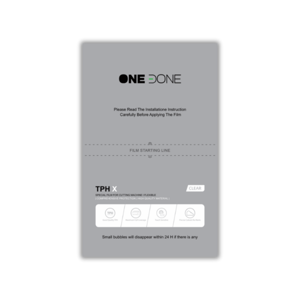 ONEDONE - TPH X - CLEAR - 12×19cm