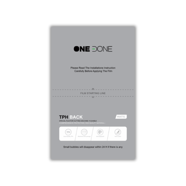 ONEDONE - TPH BACK - MATTE - 12×19cm