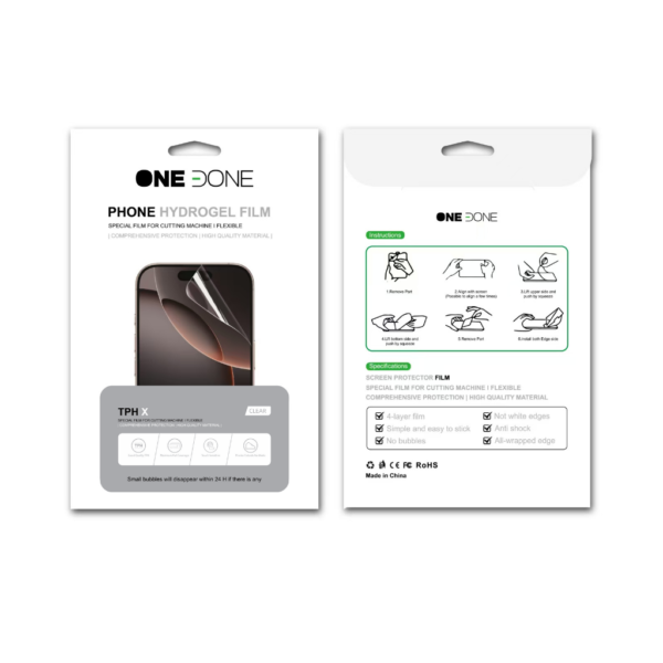 ONEDONE - TPH X - CLEAR - 12×19cm